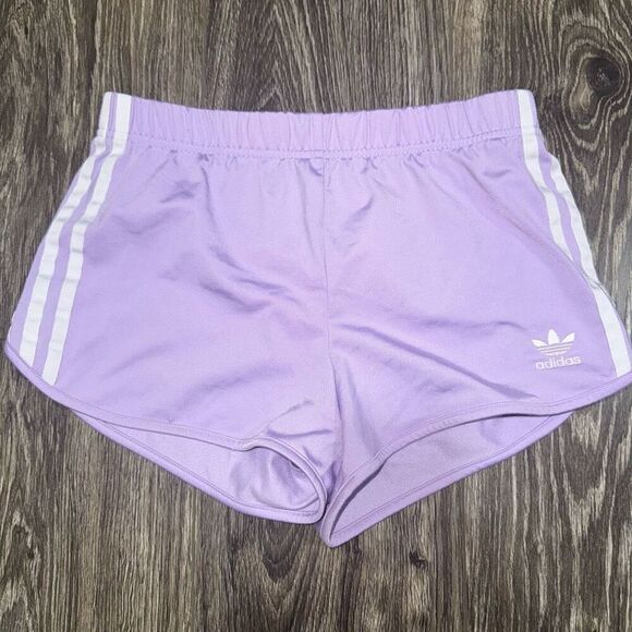 Adidas Pants - Adidas Lavender Fleece Lined Shorts